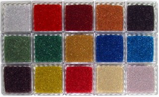 Quarzo colorato - vari colori [0,7-1,2 mm]